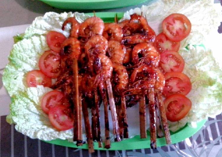 Sate Udang Panggang Happy Call (simple & praktis)