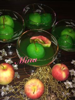 عکسی از دستور دسر سیب ژله ای