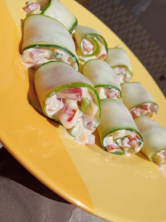 Easy Steps Make Recipes Yummy cucumber rolls the Can Spoil the Tongue Tasty.