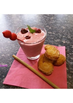 Une photo de Smoothie aux Framboises