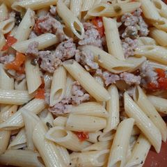 A picture of Penne Longganisa.