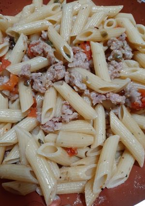 A picture of Penne Longganisa.