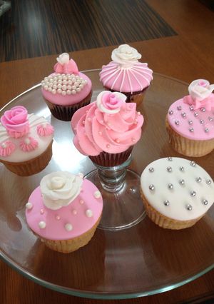 Una foto de Cupcakes de vainilla