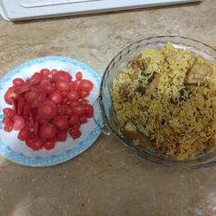 Fish biryani A picture of Fish biryani.