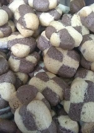 Una foto de Galletitas ajedrez