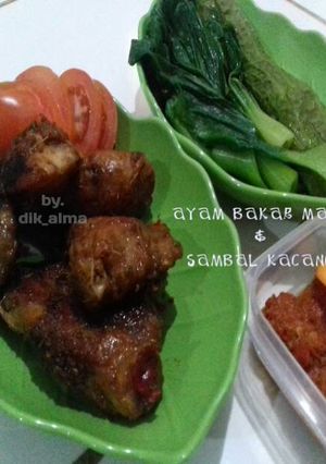 Foto resep Ayam Bakar Madu & sambal kacang