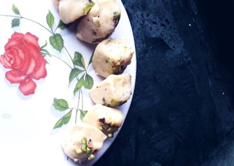 Step-by-Step Guide to Prepare Appetizing Pista burfi😋 Cooking Basics for Newbies