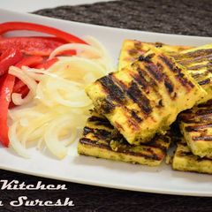 A picture of Paneer Mint Tikka | Grill Pan Paneer Tikka.