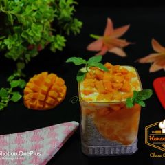 A picture of Alphanso Mango Chia Pudding.