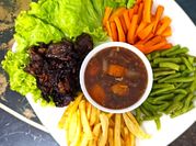Gambar beef steak teriyaki