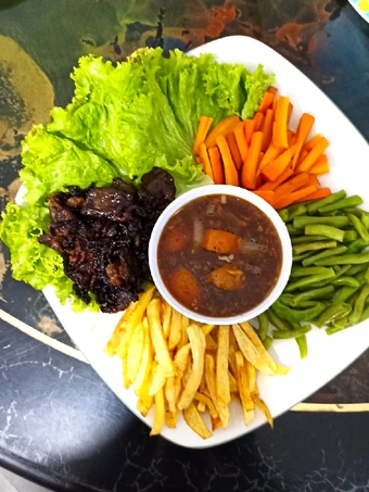 Langkah Gampang Membuat Resep Beef steak saus teriyaki lada hitam yang Menggugah Selera
