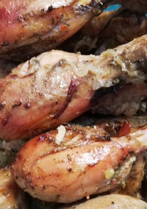 Zacskóban sült csirkecomb🙂 recept fotója