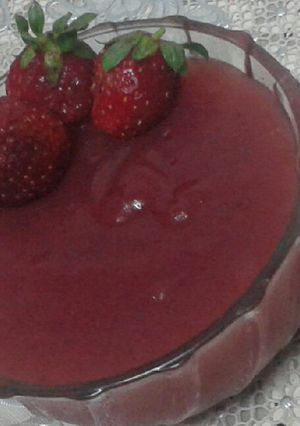 صورة لوصفة مهلبية الفريز طعم ولا اروع 🍓🍓🍓
