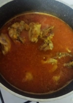 عکسی از دستور مرغ مجلسی