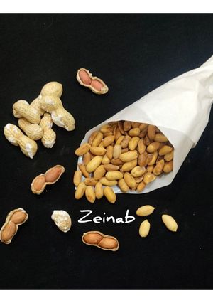 عکسی از دستور بادام زمینی نمکی
