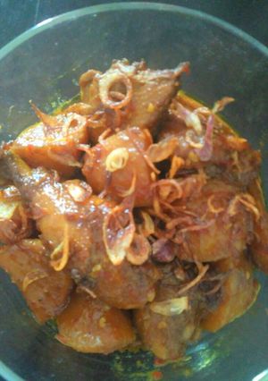 Foto resep Semur ayam kentang