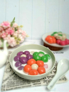 Foto resep Bua Loy Thai Dessert (Mochi Kuah Santan Manis)