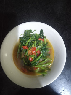 Foto resep Kangkung tumis ala anak kos