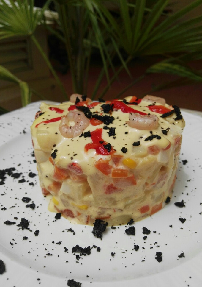 Una foto de Ensaladilla con gambas