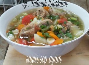 Foto resep Sayur sop ayam