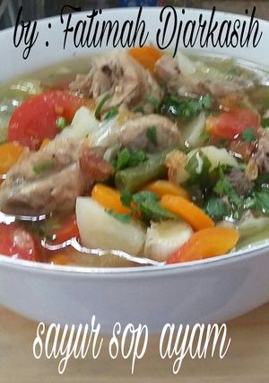 Foto resep Sayur sop ayam