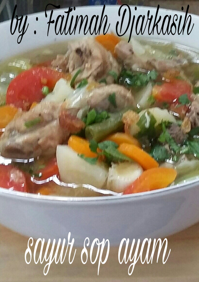 Foto resep Sayur sop ayam