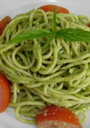 A picture of Avocado pasta.
