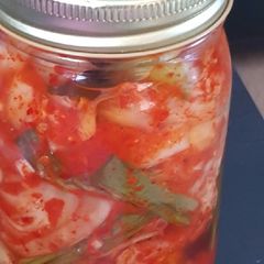 A picture of Vegan kimchi.