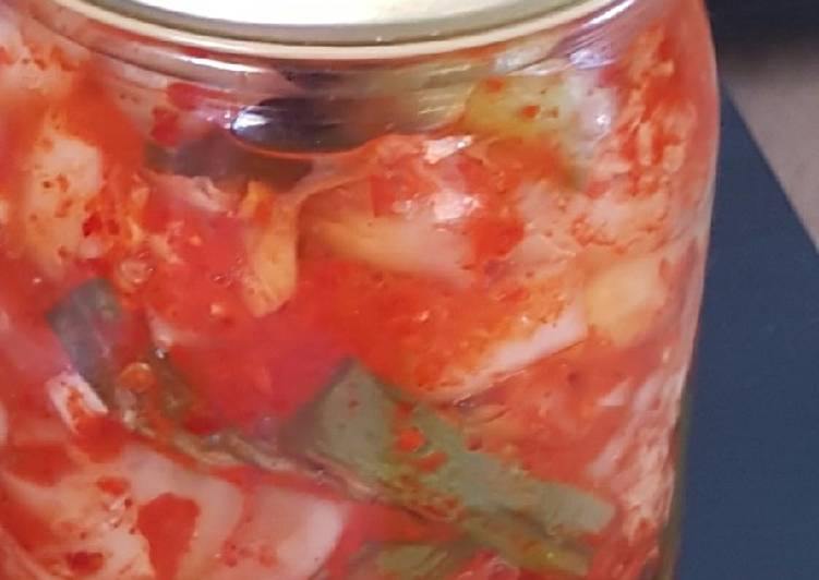 Easiest Way to Make Appetizing Vegan kimchi