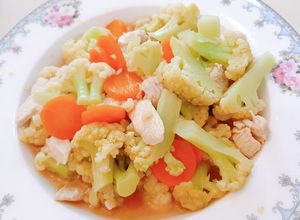 รูปของ เมนูคลีน🍗"อกไก่ผัดดอกกะหล่ำ"🥦
