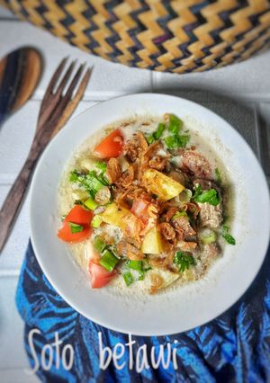 Foto resep Soto Betawi Santan Susu