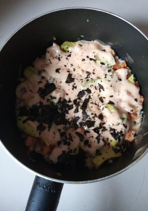 Foto resep Salmon mentai tanpa oven
