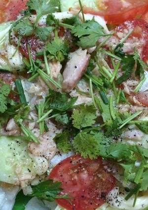 Hình của món Salad cá ngừ.