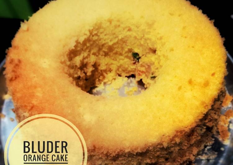 BLuder orange Cake (1st trial)