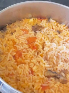 Foto de Arroz de Cogumelos, Cenoura e Tomate