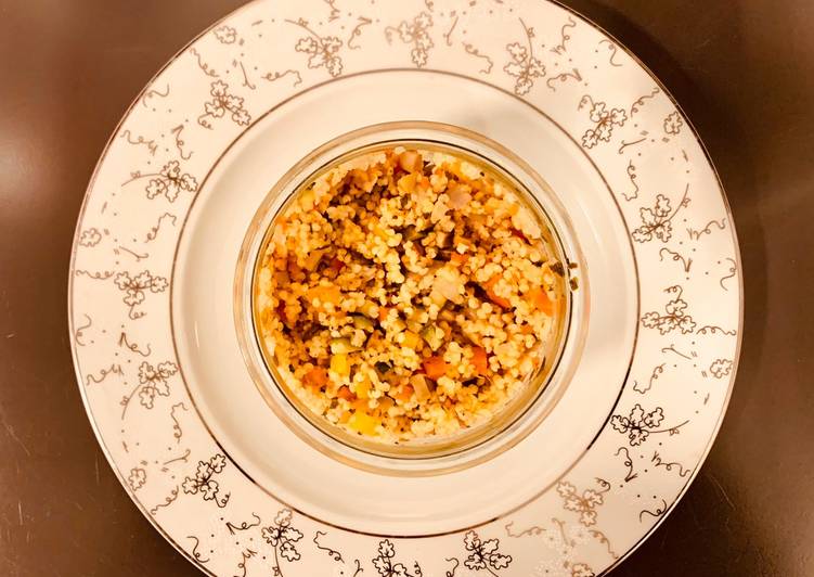 Grano di Funghi e Verdure in Vasocottura al Microonde