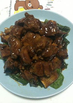 รูปของ ซี่โครงหมูอบน้ำผึ้ง