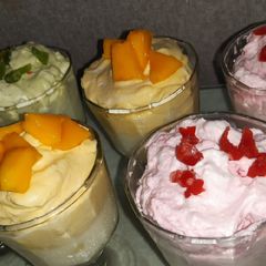 A picture of Fruit Dalgona for kids.