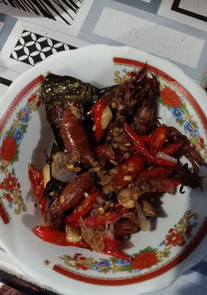 Foto resep Tumis cumi asin simple
