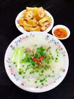 Hình của món Cháo Sườn.