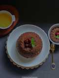Brown bread crumbs pudding