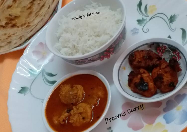 Monday Fresh Prawns Curry