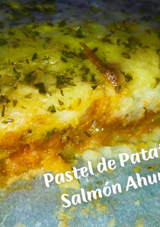 Una foto de Pastel de patata y Salmón ahumado