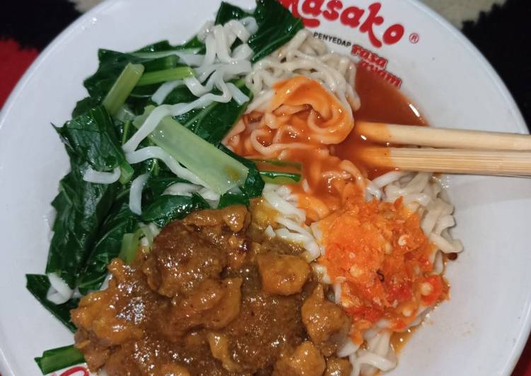 Steps to Prepare Speedy Mie ayam homemade