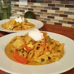 A picture of Chicken Fajita Pasta.