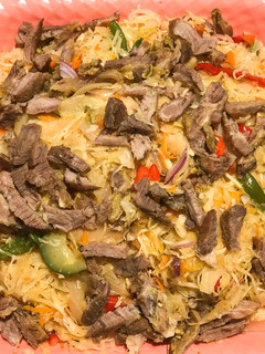 A picture of Spring roll filling.