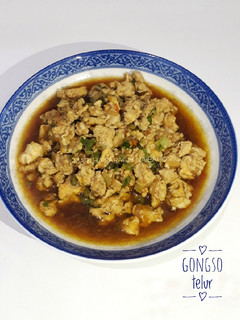 Foto resep Gongso Telur