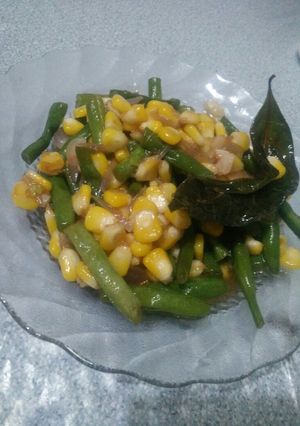Foto resep Tumis buncis jagung manis