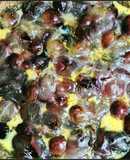 Tarta de Uvas🍇 Rosadas
