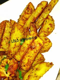 صورة لوصفة بطاطا ودجز 😋